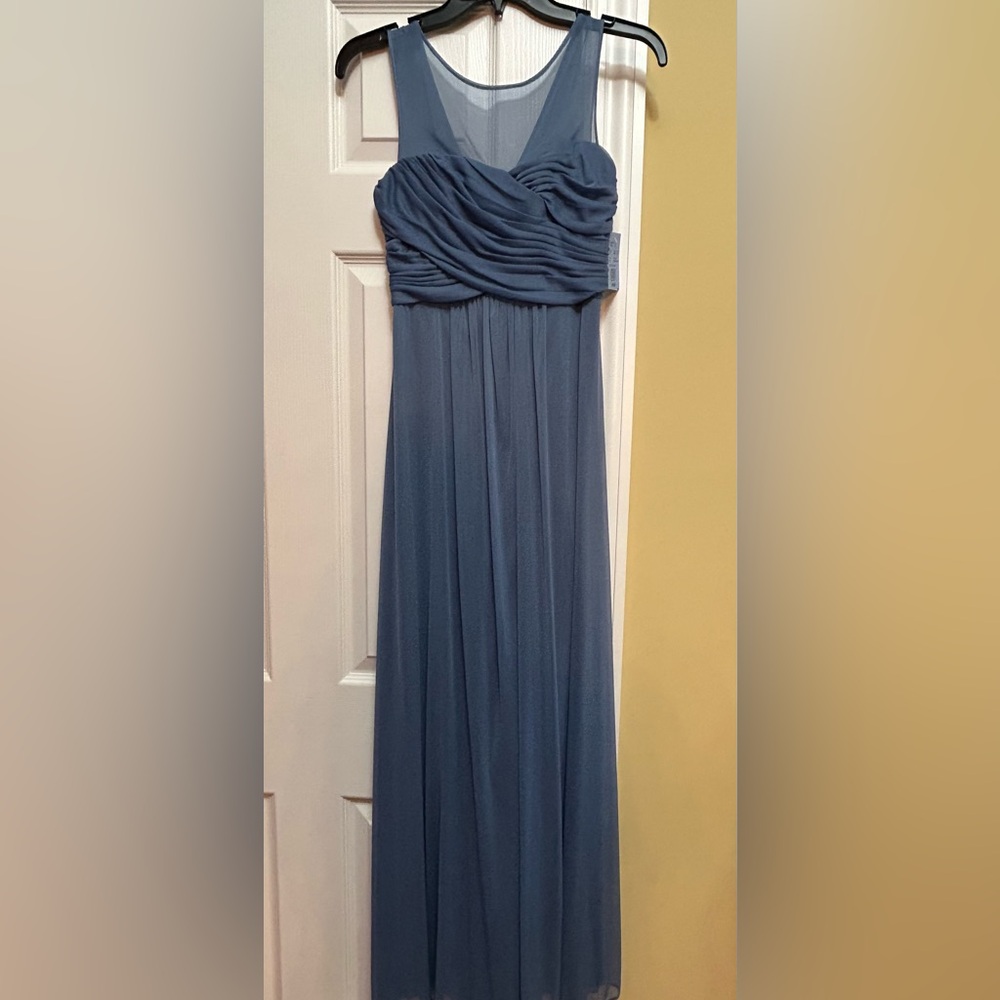 David's Bridal junior bridesmaid dress.